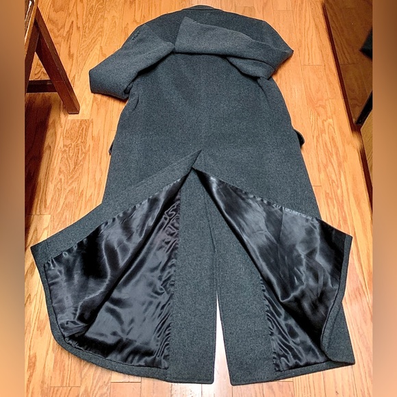 Men’s 46 XL Full Length Jacobson’s Custom USA Made ALPACUNA Trench Overcoat - Picture 10 of 16